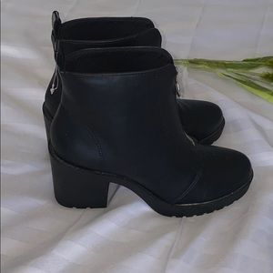 Chunky Heeled Booties